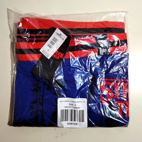 ❤️NWT VINTAGE TORRID PANTY - STRANGER THINGS BOYSHORT DEMOGORGON - HALLOWEEN - Picture 6 of 10